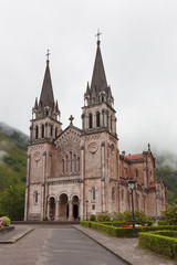 Fototapeta na wymiar Sanctuary of Covandonga, Asturias, Spain