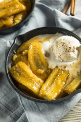 Homemade Sauteed Bananas Foster