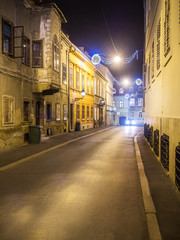 Fototapeta na wymiar Gasse in der Altstadt von Zagreb
