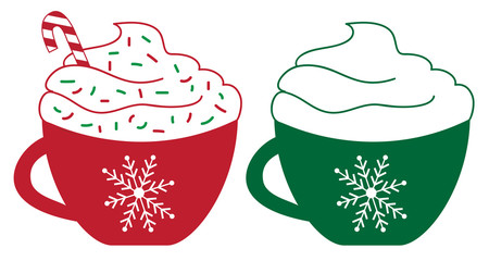 Merry Christmas Peppermint Coffees