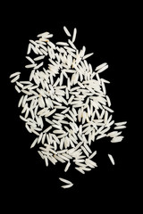 closeup grains of  rice