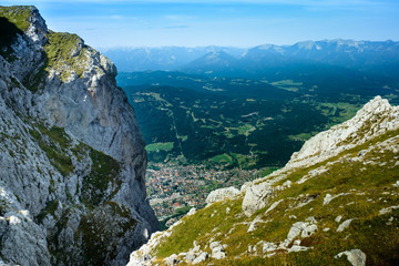 Panorama über Mittenwald 