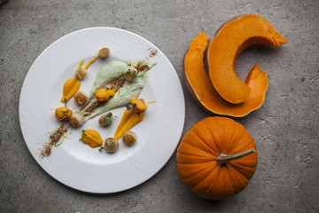 molecular kitchen from a pumpkin