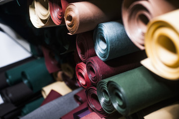 fabric manufacture in the factory