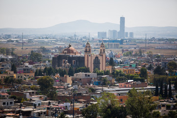View of Acatepec city in Mexico