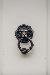 old style lion's head knocker. Ancient Knocker