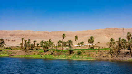 River Nile in Egypt. Life on the River Nile