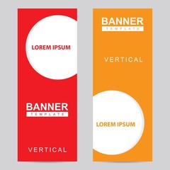 Modern vertical banner
