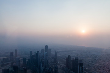 Sunset in Dubai, United Arab Emirates