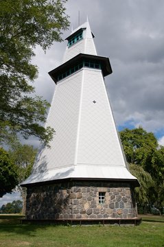 Tyrsova lookout tower  in the town  Zamberk, Eastern Bohemia, Czech republic, Europe