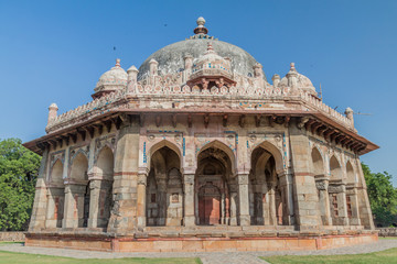 Isa Khan Niyazi Tomb in Humayun Tomb complex in Delhi, India