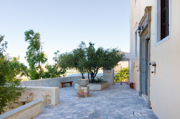Architecture in Leros island, Dodecanese, Greece 