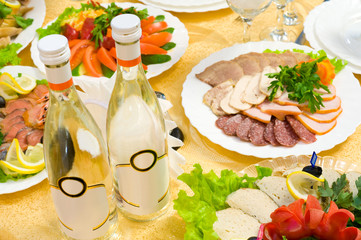 banquet restaurant table