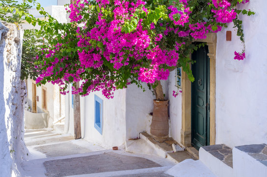 Architecture in Leros island, Dodecanese, Greece 