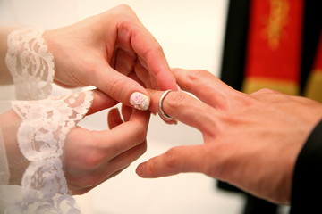 Wedding ceremony scenery