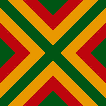 Vector seamless pattern of Reggae colors flag for cushion, blanket, pillow, plaid, t-shirt graphics, cloth, poster.