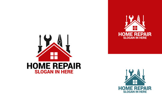 Home Repair Logo Template Design