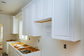 Home Improvement Kitchen Remodel view installed in a new kitchen