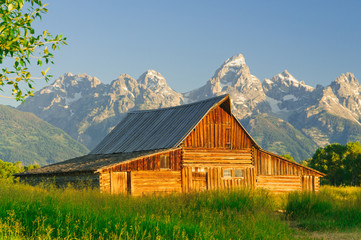 one of the two Mormon  Moulton Barns in the Teton National Park