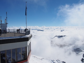 Zugspitze, the highest mountain of Germany