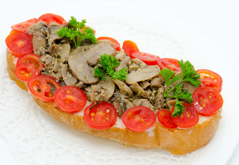 mushroom sandwich