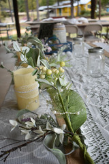 Rustic wedding decorations