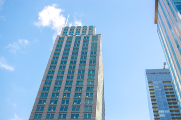 Obraz premium Skyscrapers in Montreal downtown, Canada