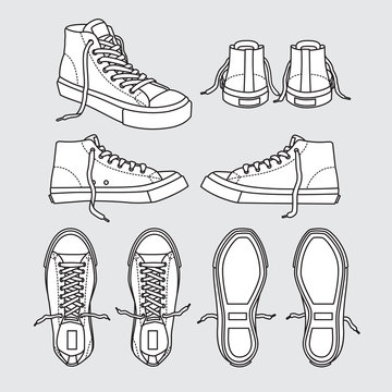 Antique Converse Shoes Drawing Chuck Taylor All Star - Converse Chuck  Taylor All Stars Ox Shoes - Burnt Umber - Free Transparent PNG Download -  PNGkey
