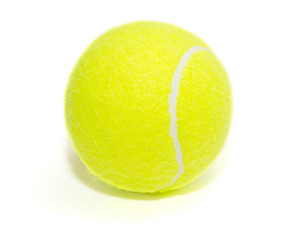 Tennis ball isolated