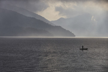 Obraz na płótnie Canvas Lake Chuzenji in Nikko, Tochigi-ken, Japan