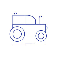 Children's toy: tractor.