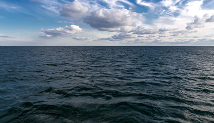 Summer landscape with black sea