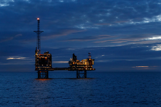 Offshore Oil Industry In The North Sea