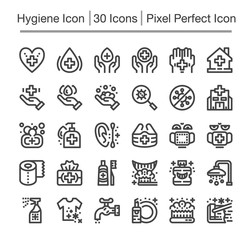 hygiene line icon,editable stroke,pixel perfect icon
