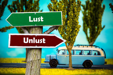 Fototapeta premium Schild 308 - Lust