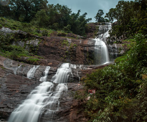 Fototapeta na wymiar Misty Waterfall