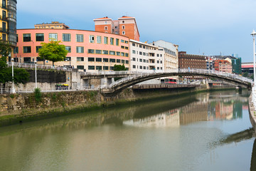 Bilbao downtown, Spain.
