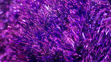 purple Christmas ornaments for an abstract background.