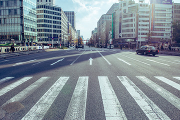 オフィス街の街並み