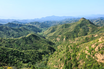 Fototapeta premium green mountains natural landscape