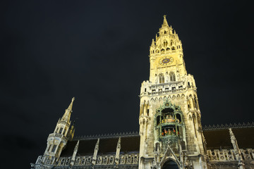 Fototapeta premium Low angle view of New Town Hall