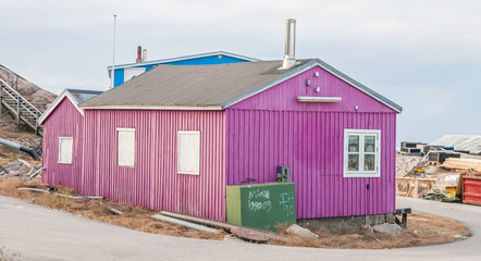 Naklejka premium House in Ilulissat Greenland