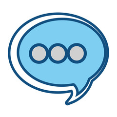 Obraz premium Chat bubble symbol