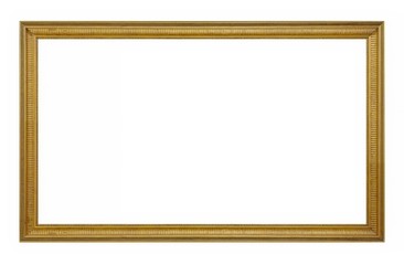 Golden frame for paintings, mirrors or photos
