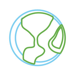 Earth world symbol