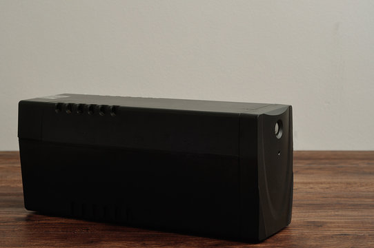 A black uninterpretable power supply for a computer