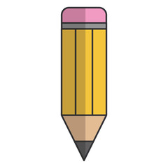 pencil school isolated icon vector illustration design