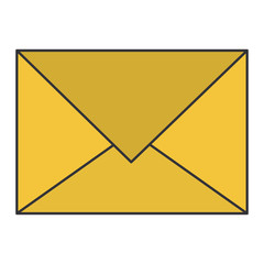 mail envelope isolated icon vector illustration design