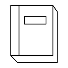 text book isolated icon vector illustration design