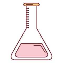 tube test glass icon vector illustration design